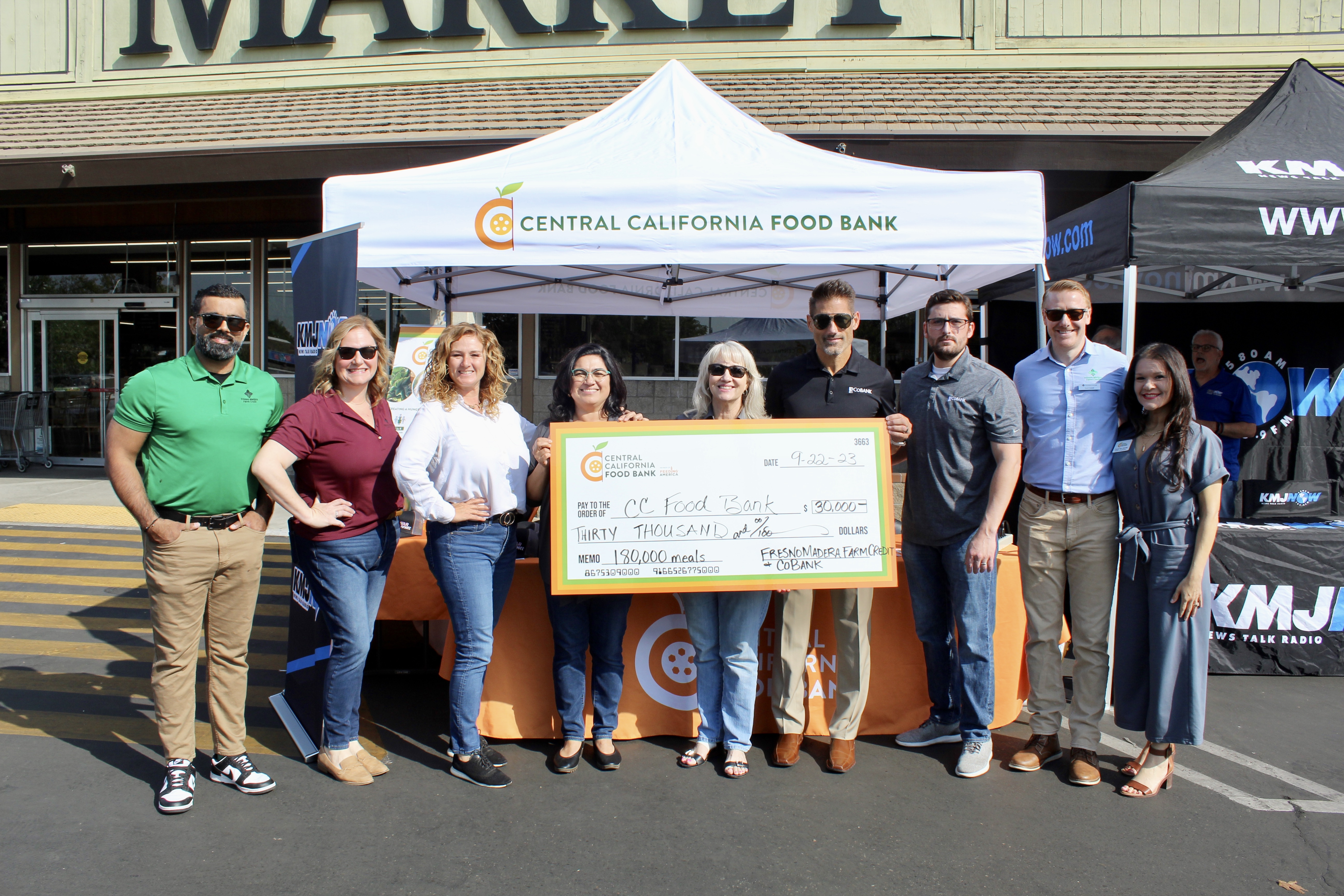 Fresno Madera Farm Credit and CoBank Check Presentation